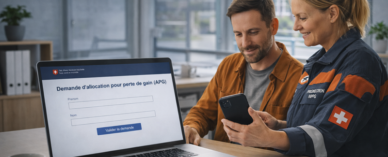 Numérisation progressive des demandes d’allocations pour perte de gain (APG) dès 2026